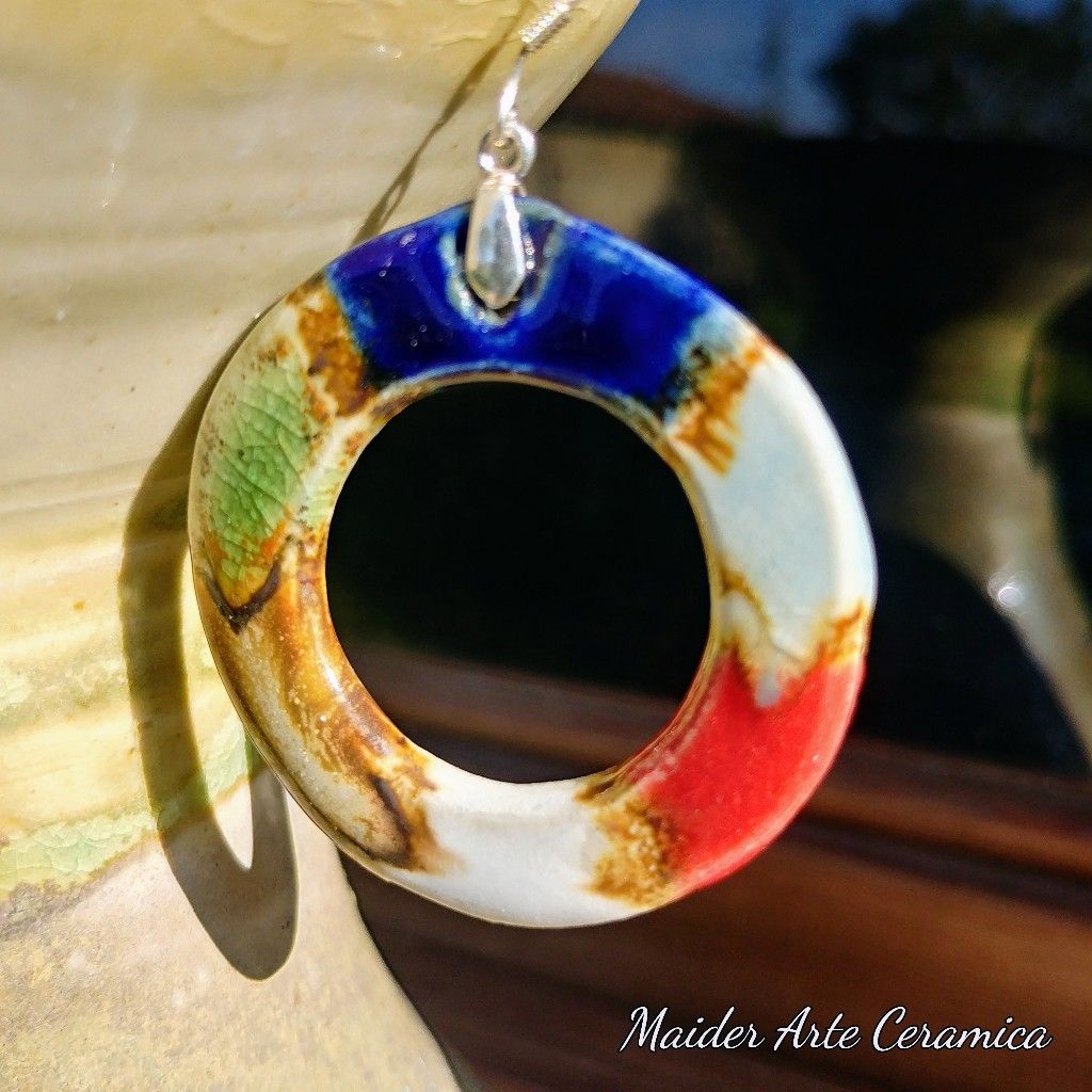 Areta de ceramica gres multicolor