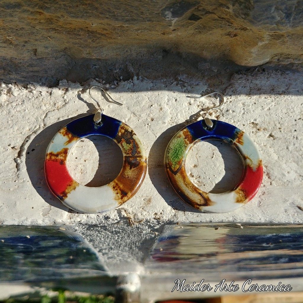 Areta de ceramica gres multicolor