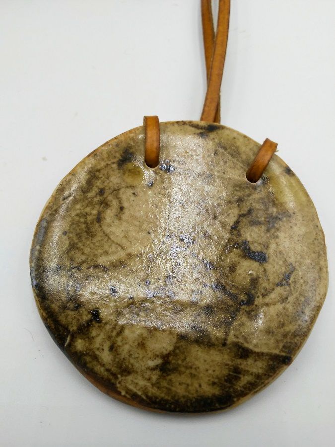 Colgante huella organica sigilatas