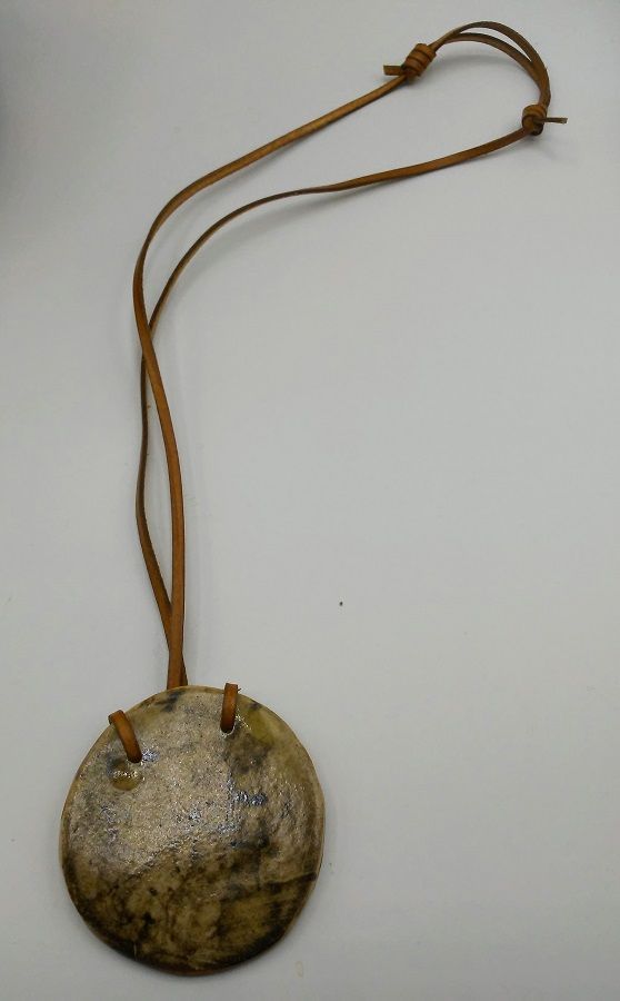 Colgante huella organica sigilatas