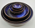 Conjunto 5 platitos azules apliclables