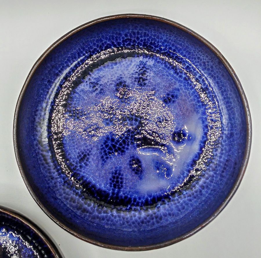 Conjunto 5 platitos azules apliclables