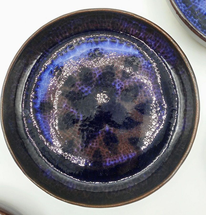 Conjunto 5 platitos azules apliclables