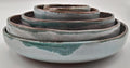 Conjunto de 5 platitos apilables verdes