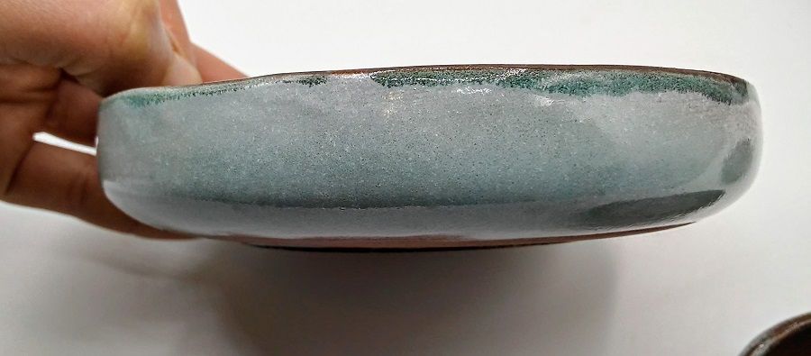 Conjunto de 5 platitos apilables verdes