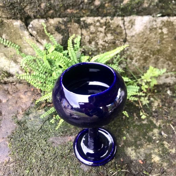 Copas de Gres Azul Noche